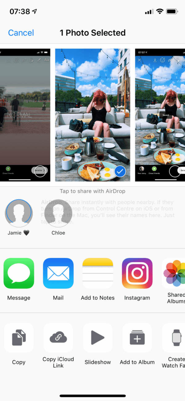 Select ‘Copy’ in the bottom left-hand corner.